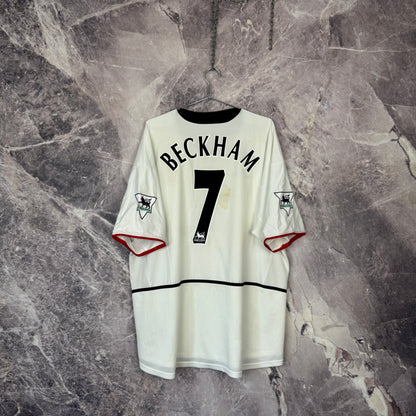 Manchester United 2002-2003 Away Jersey — Beckham #7 XL