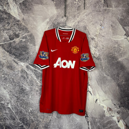 Manchester United 2011-2012 Home Jersey — Chicharito #14 2XL