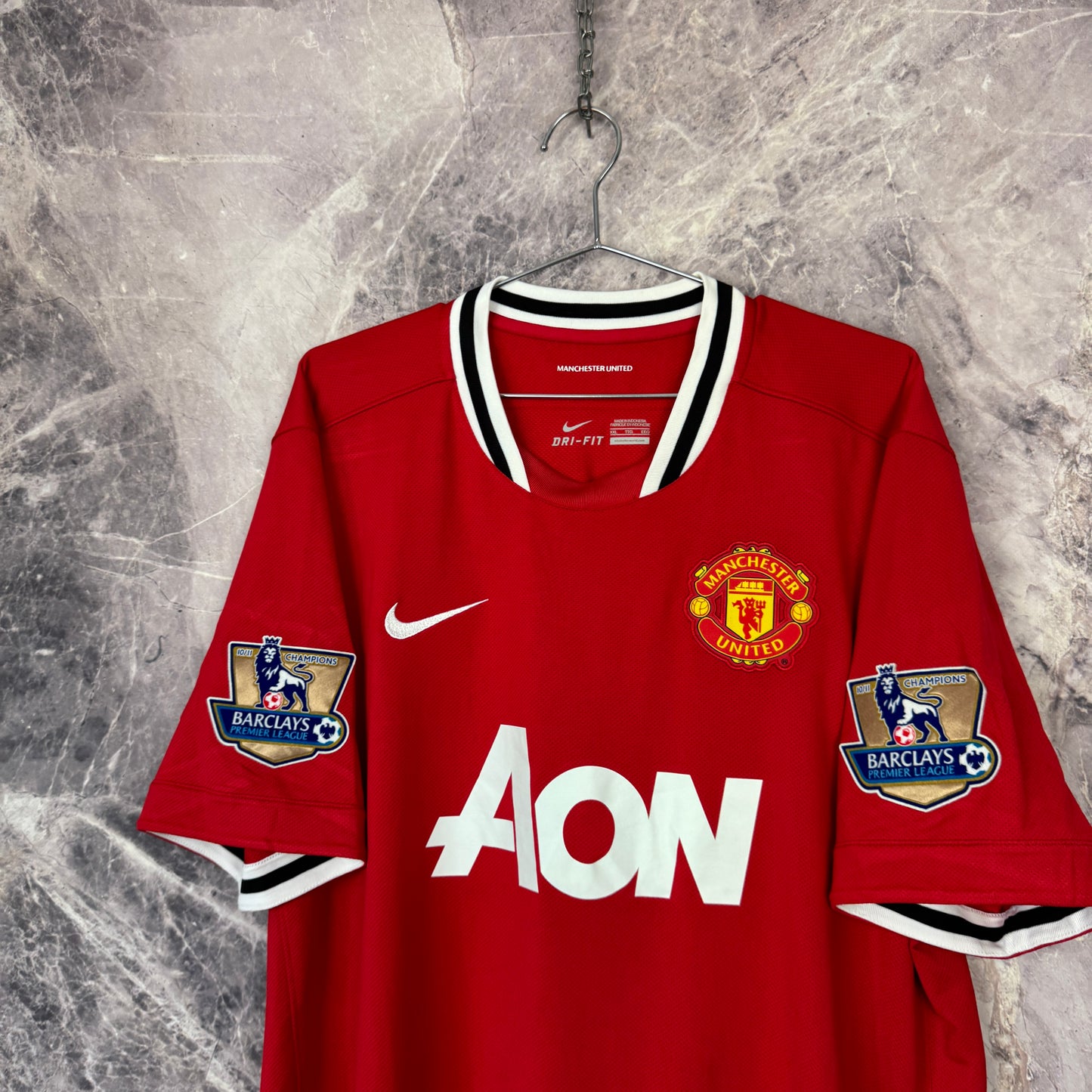 Manchester United 2011-2012 Home Jersey — Chicharito #14 2XL