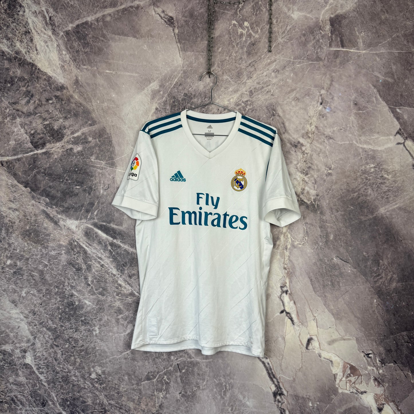 Real Madrid 2017-2018 Home Jersey — Ronaldo #7 M