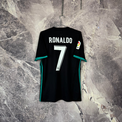 Real Madrid 2017-2018 Away Jersey — Ronaldo #7 M