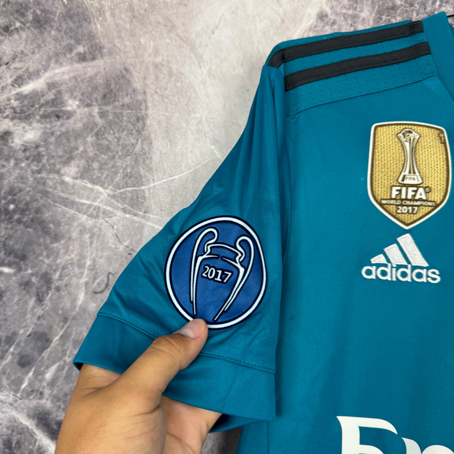 Real Madrid 2017-2018 Third Jersey — Ronaldo #7 S