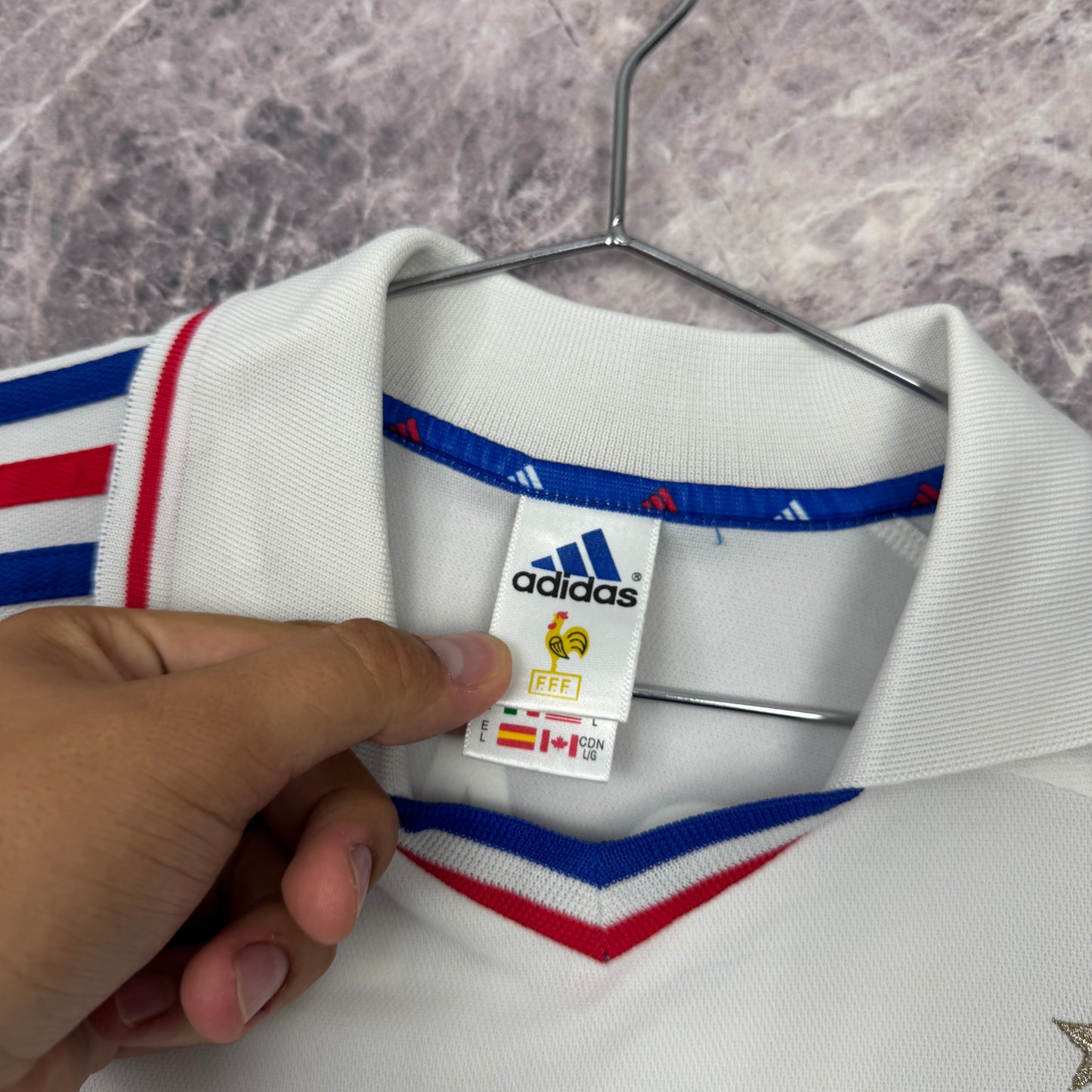 France 2000 Away Jersey — Zidane #10 L