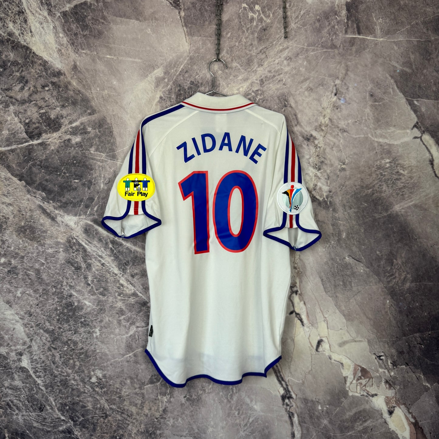 France 2000 Away Jersey — Zidane #10 L