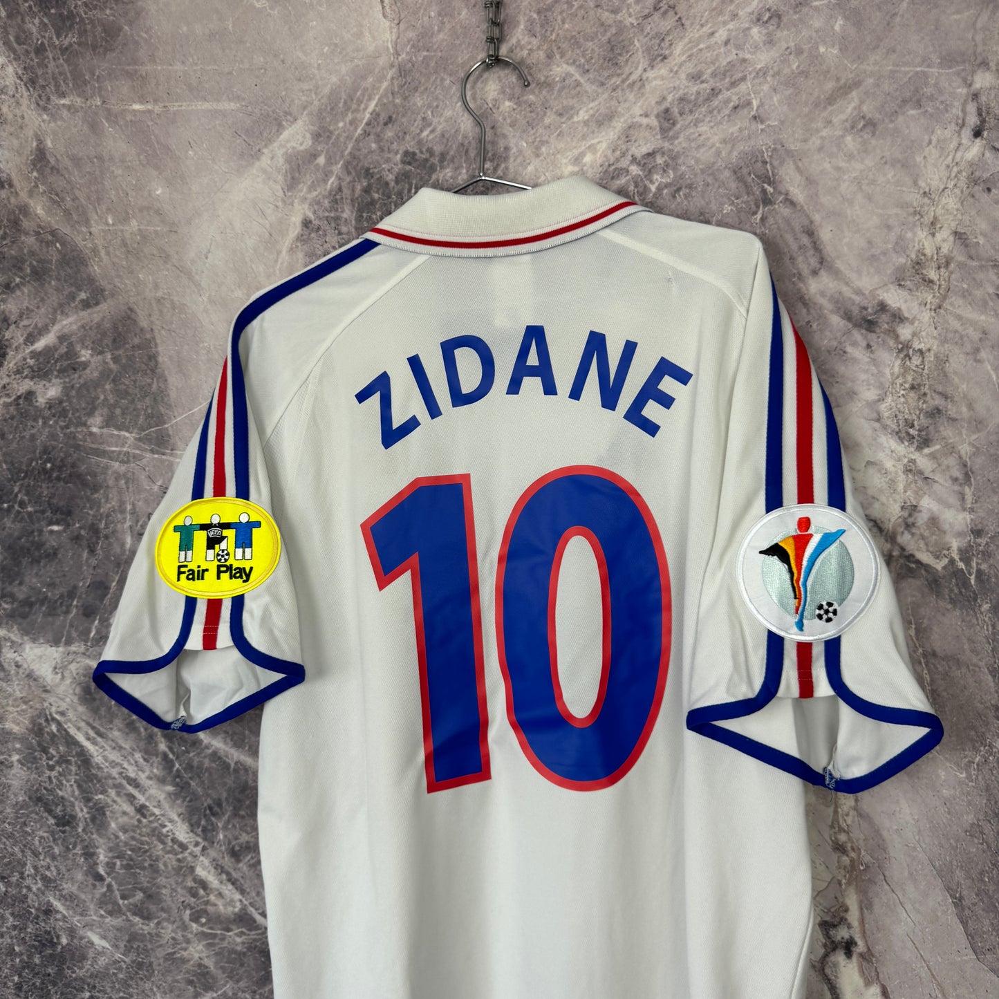 France 2000 Away Jersey — Zidane #10 L