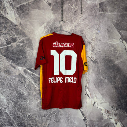 Galatasaray 2011-2012 Home Jersey — Felipe Melo #10 L