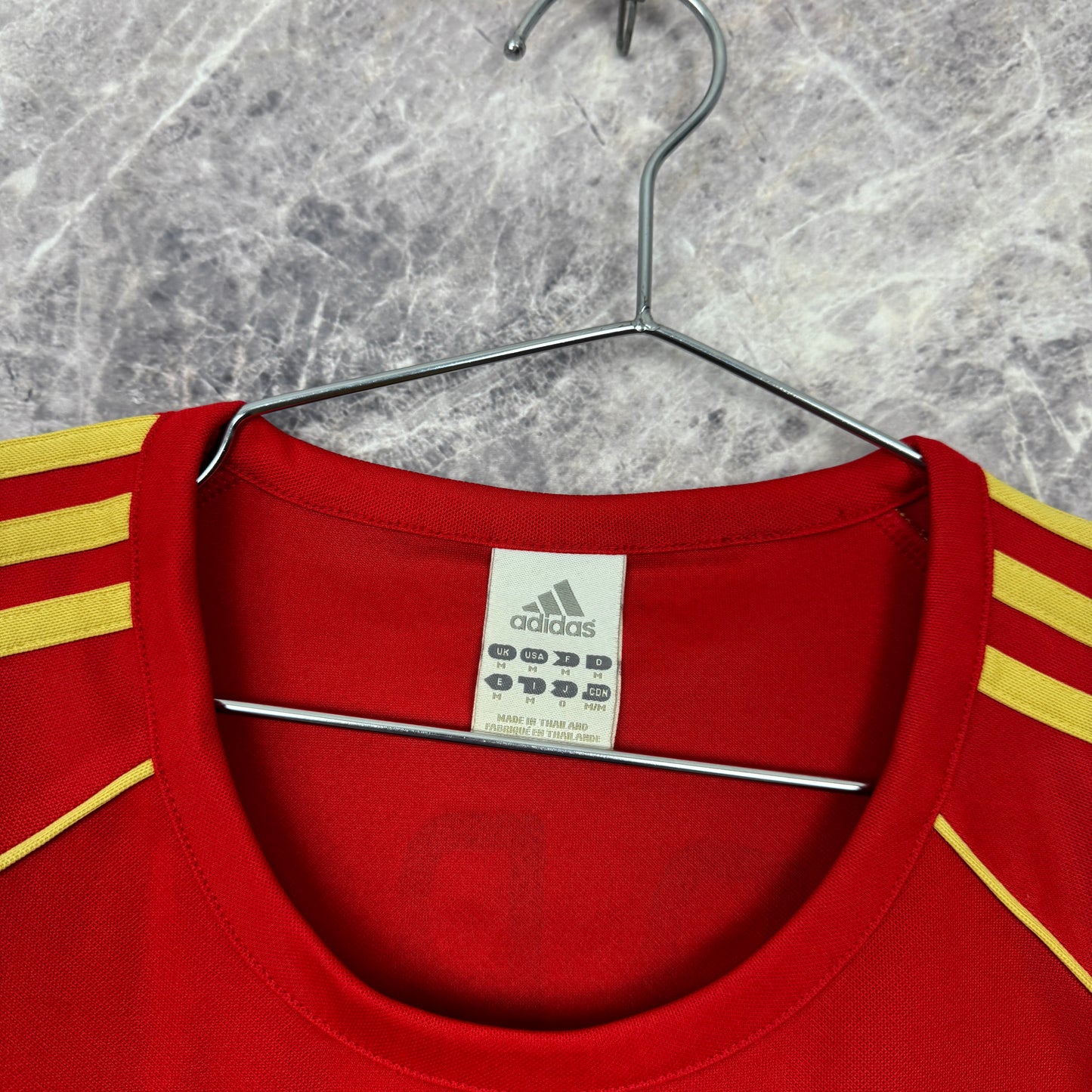 Spain 2007-2008 Home Jersey — Torres #9 M