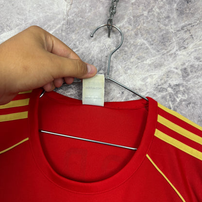 Spain 2007-2008 Home Jersey — Torres #9 M