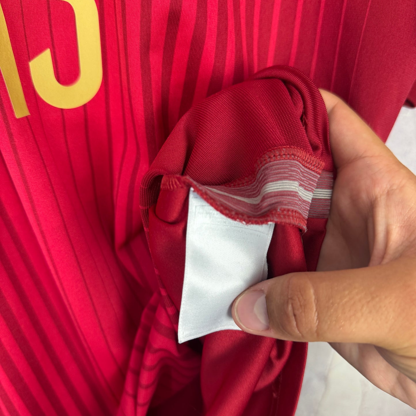 Spain 2010 Home Jersey — Ramos #15 L