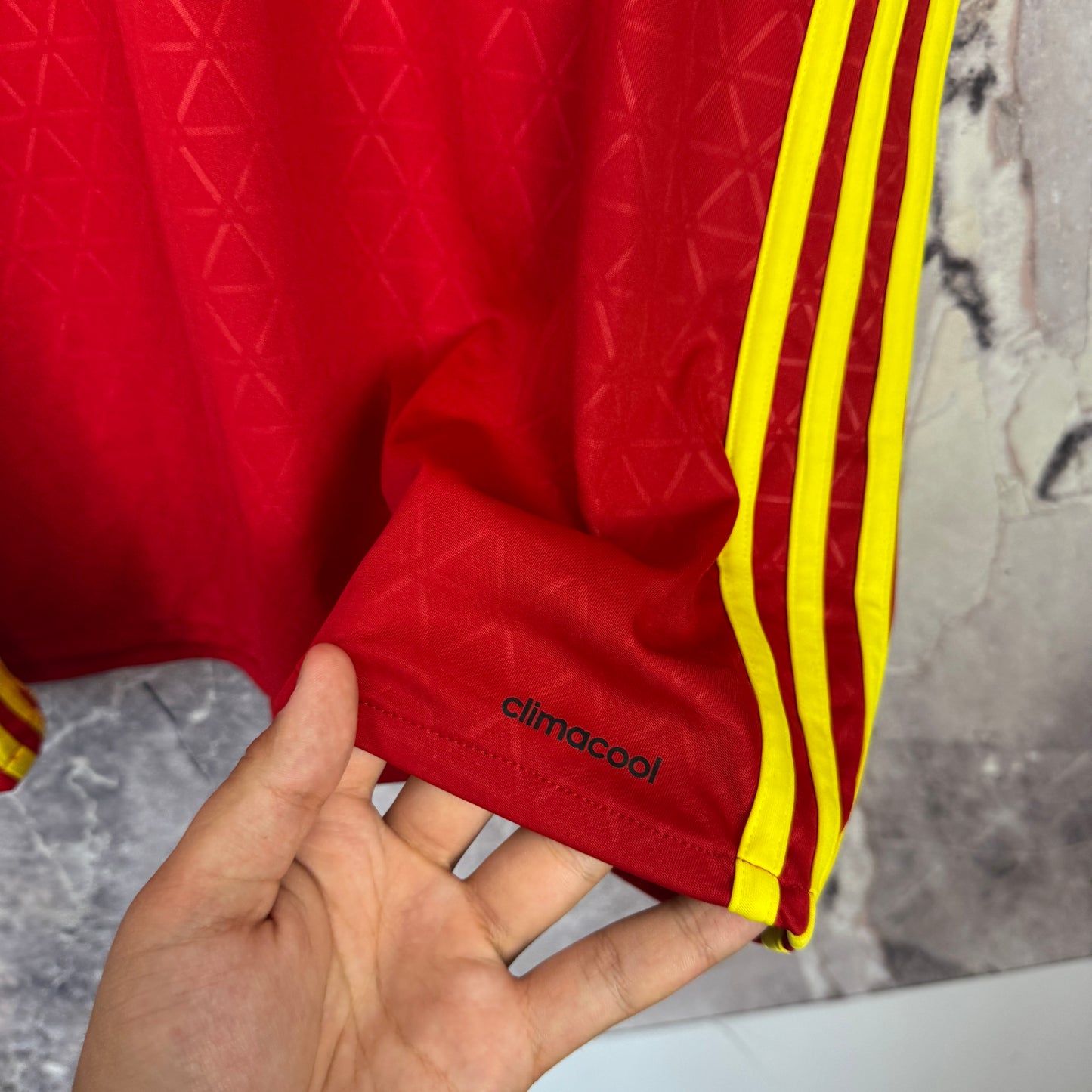 Spain 2016 Home Jersey — Ramos #15 L