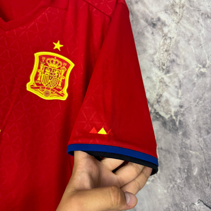Spain 2016 Home Jersey — Ramos #15 L