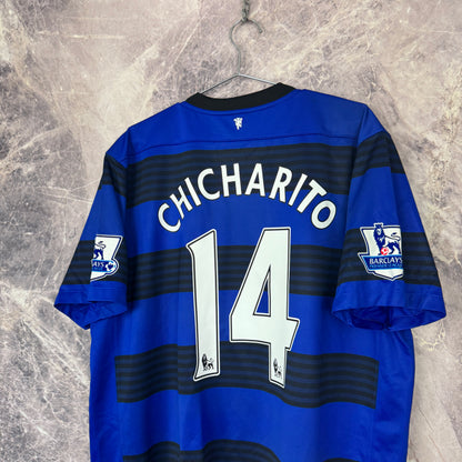 Manchester United 2011-2012 Away Jersey — Chicharito #14 XXL