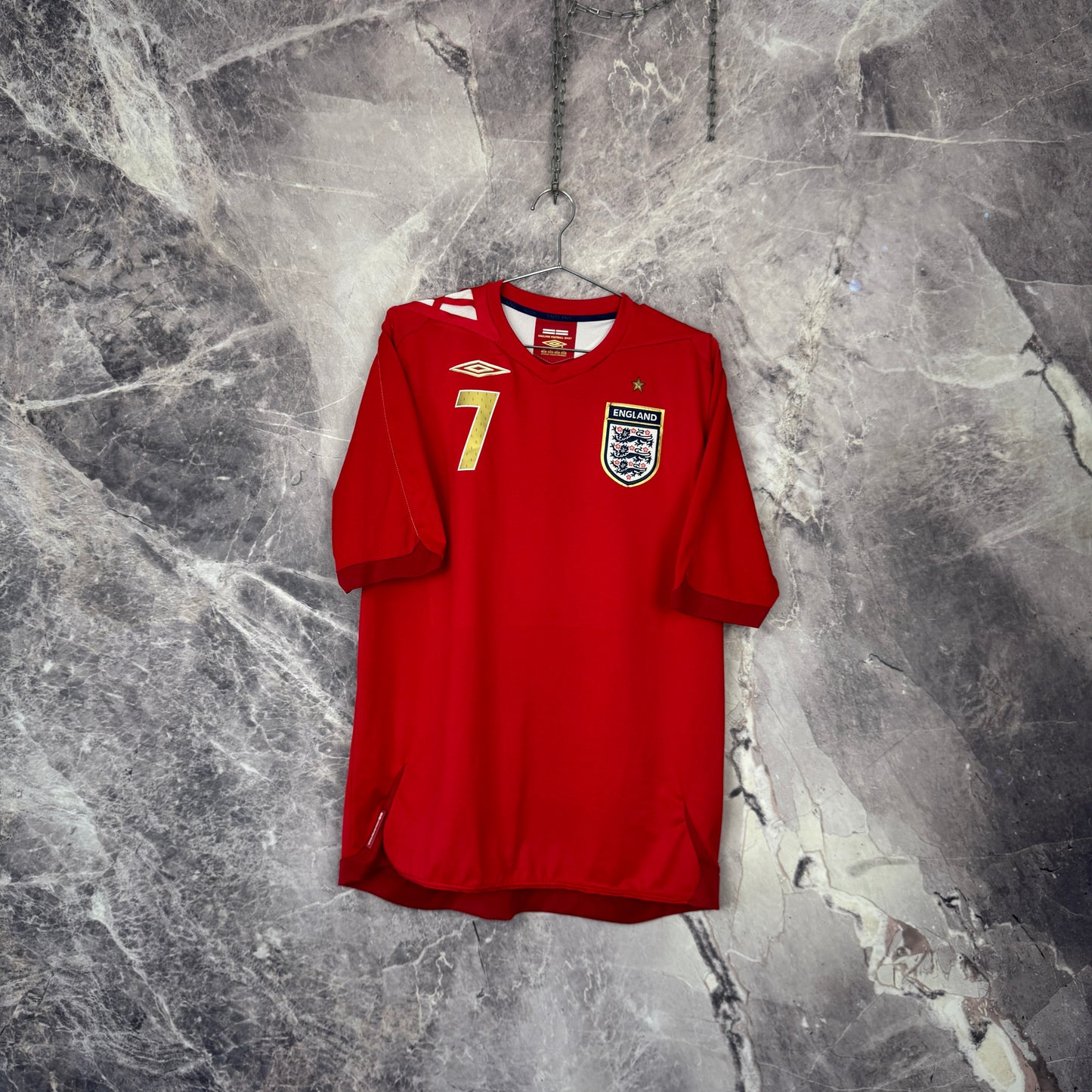 England 2006 Away Jersey — Beckham #7 L