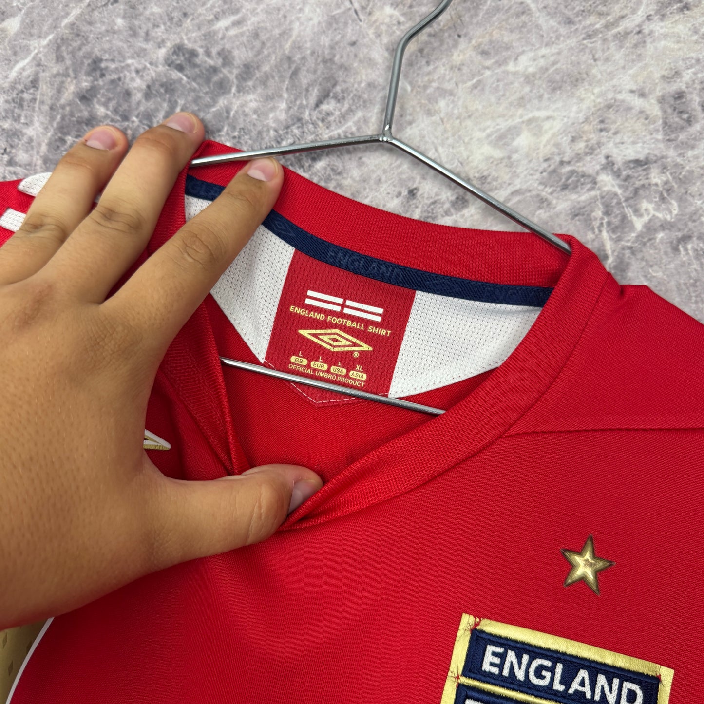 England 2006 Away Jersey — Beckham #7 L