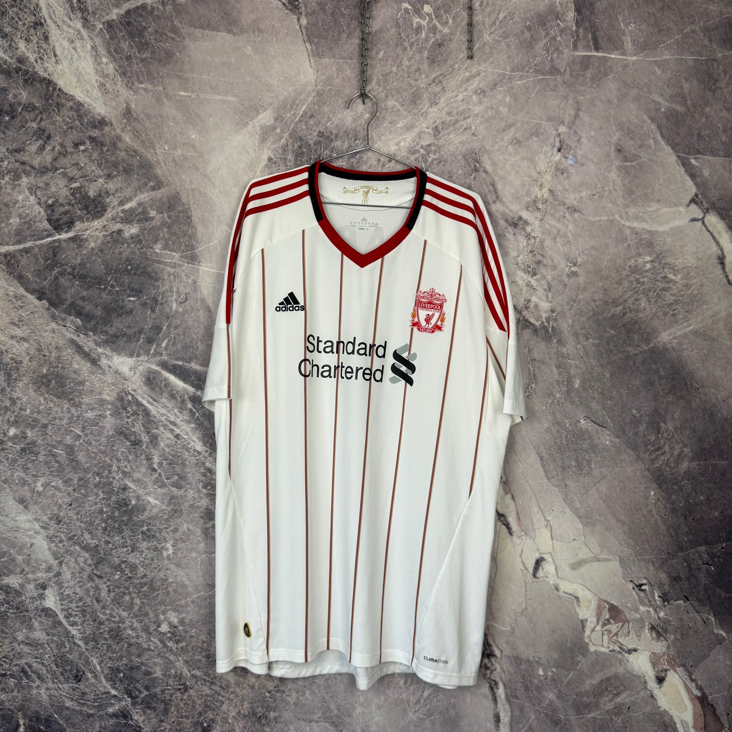 Liverpool 2010-2011 Away Jersey — Suarez #7 3XL
