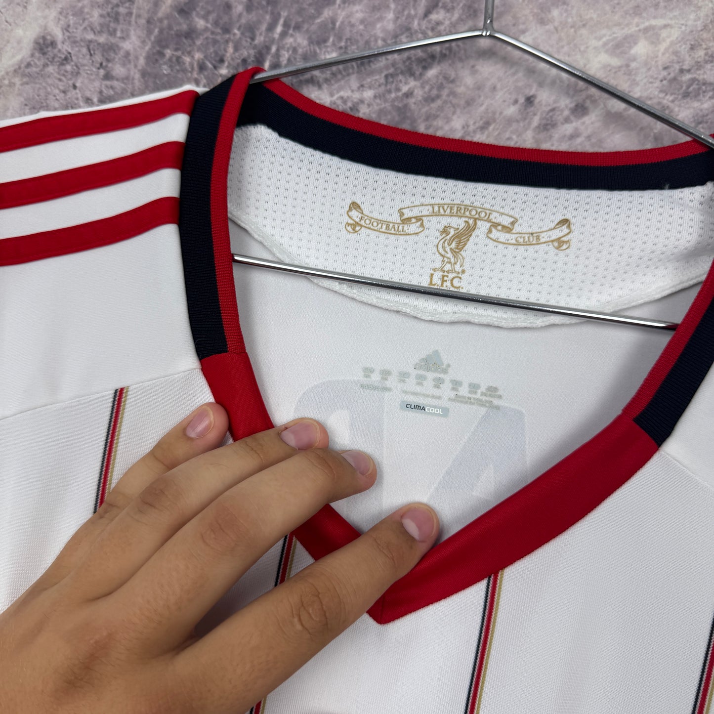 Liverpool 2010-2011 Away Jersey — Suarez #7 3XL
