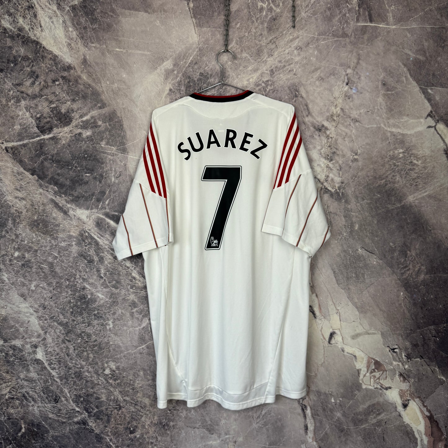 Liverpool 2010-2011 Away Jersey — Suarez #7 3XL