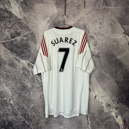 Liverpool 2010-2011 Away Jersey — Suarez #7 3XL