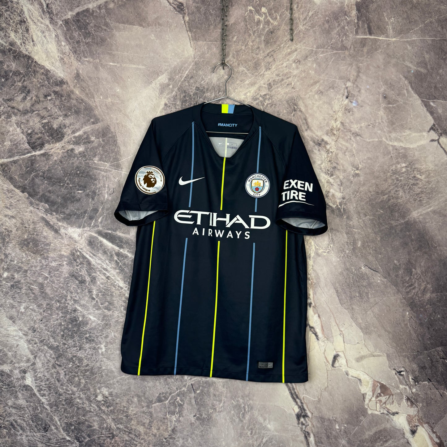 Manchester City 2018-2019 Away Jersey — Kompany #4 L