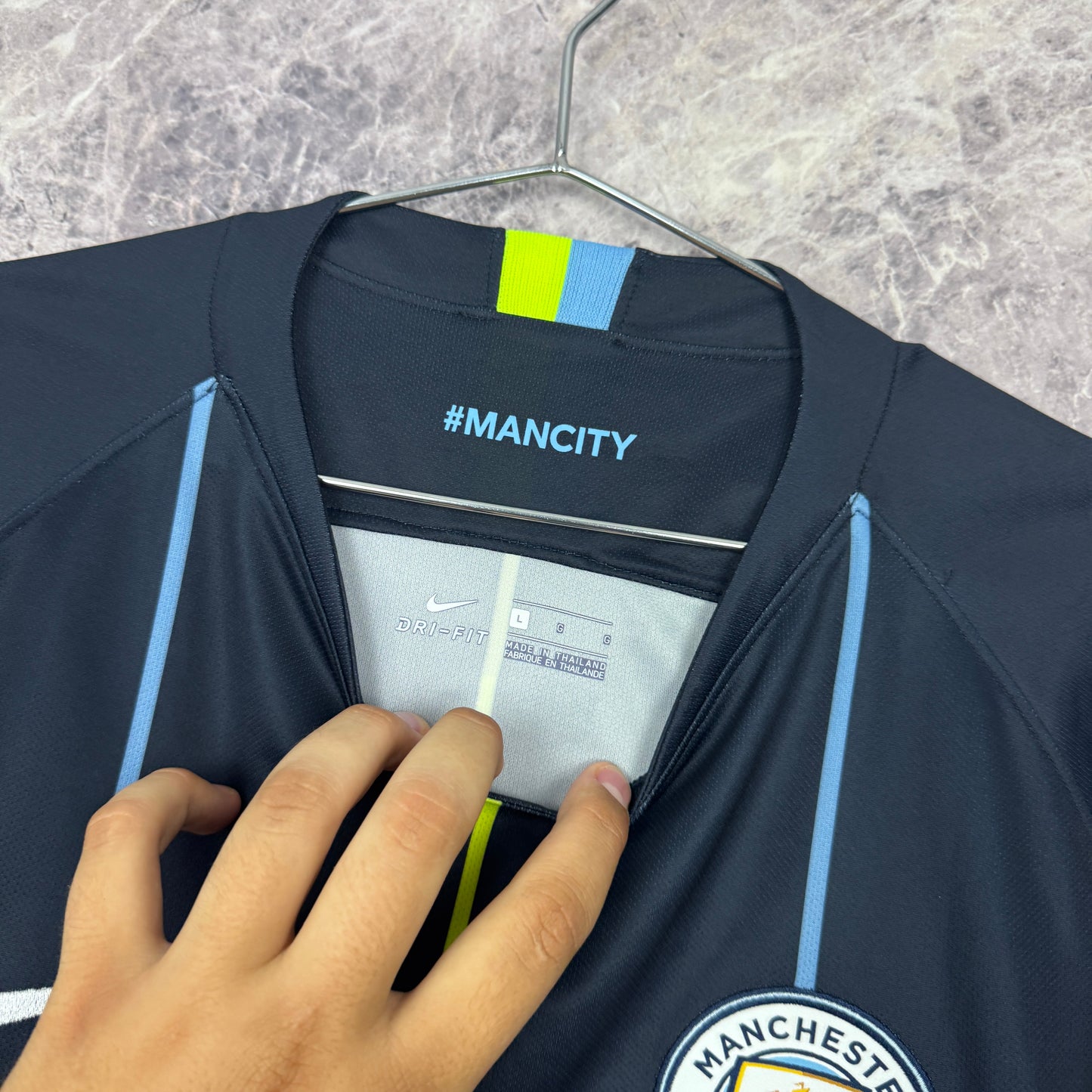 Manchester City 2018-2019 Away Jersey — Kompany #4 L