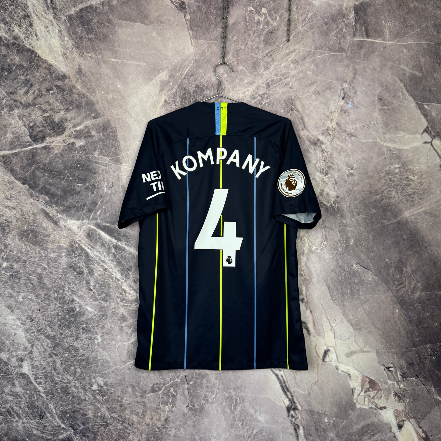Manchester City 2018-2019 Away Jersey — Kompany #4 L