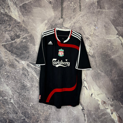 Liverpool 2007-2008 Away Jersey — Torres #9 XL