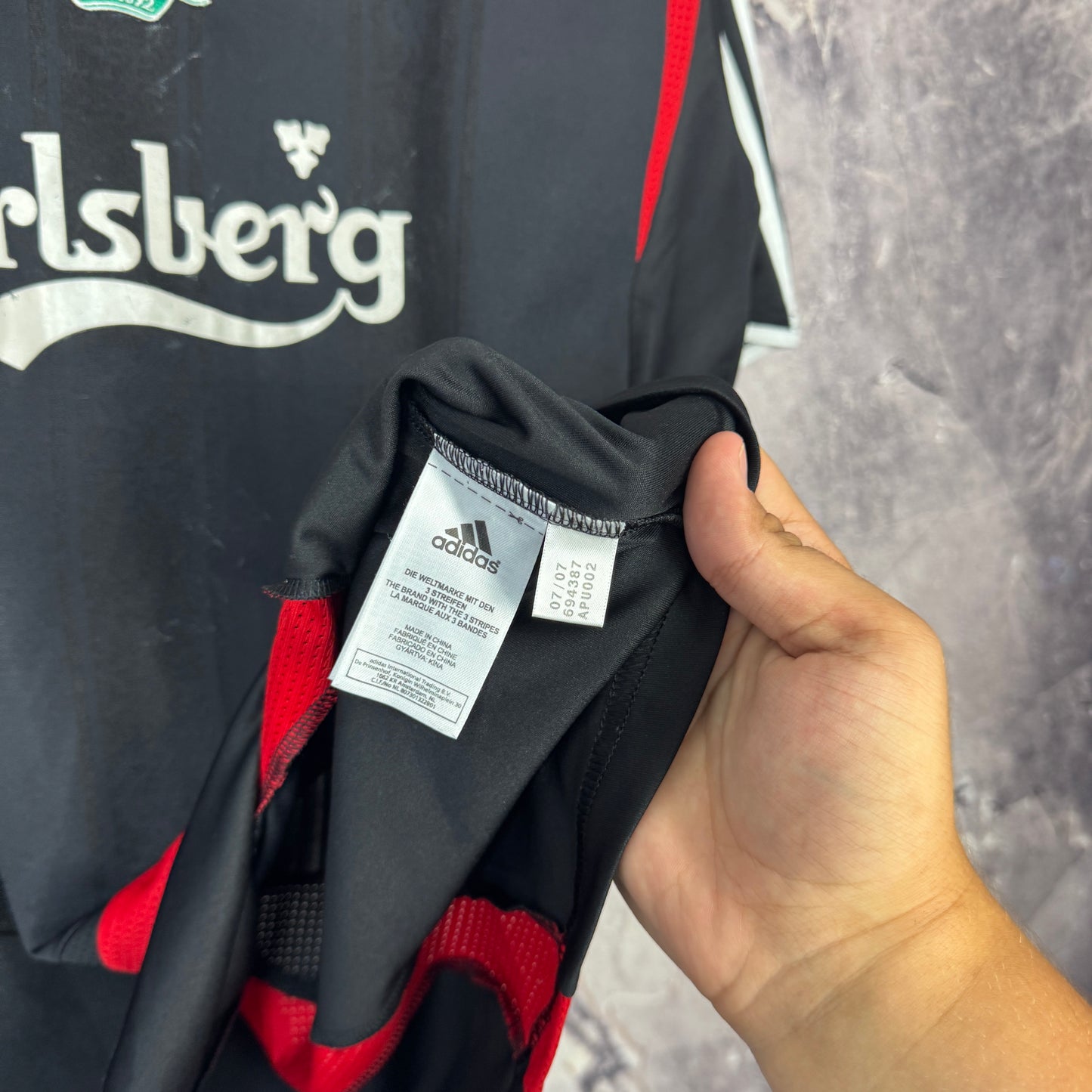 Liverpool 2007-2008 Away Jersey — Torres #9 XL