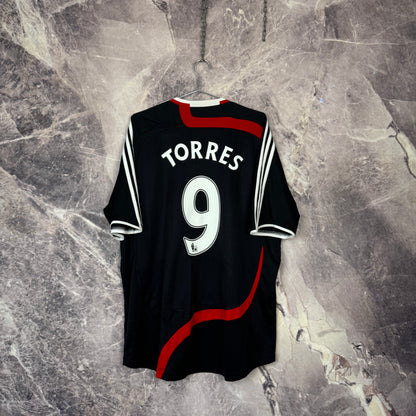 Liverpool 2007-2008 Away Jersey — Torres #9 XL