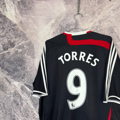 Liverpool 2007-2008 Away Jersey — Torres #9 XL