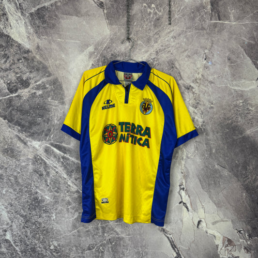 Villarreal CF 1999-2000 Home Jersey — M