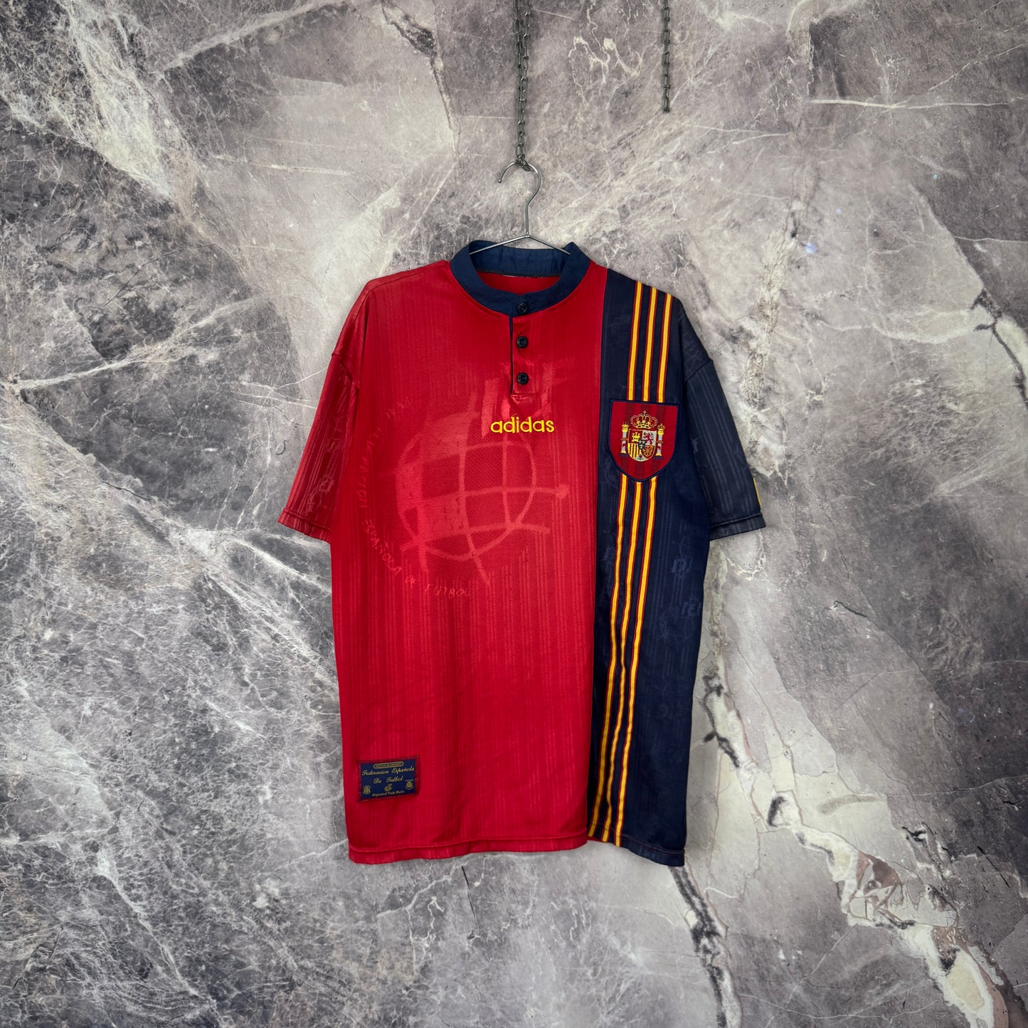 Spain 1996-1998 Home Jersey — L
