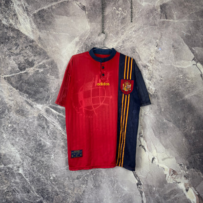 Spain 1996-1998 Home Jersey — L