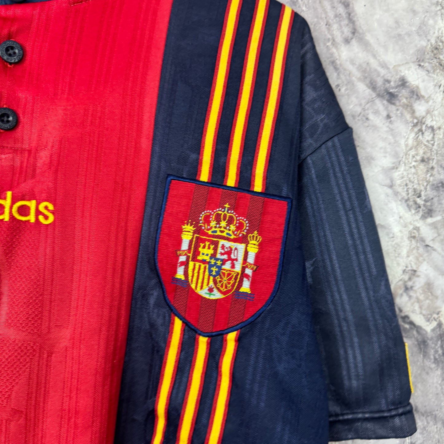 Spain 1996-1998 Home Jersey — L