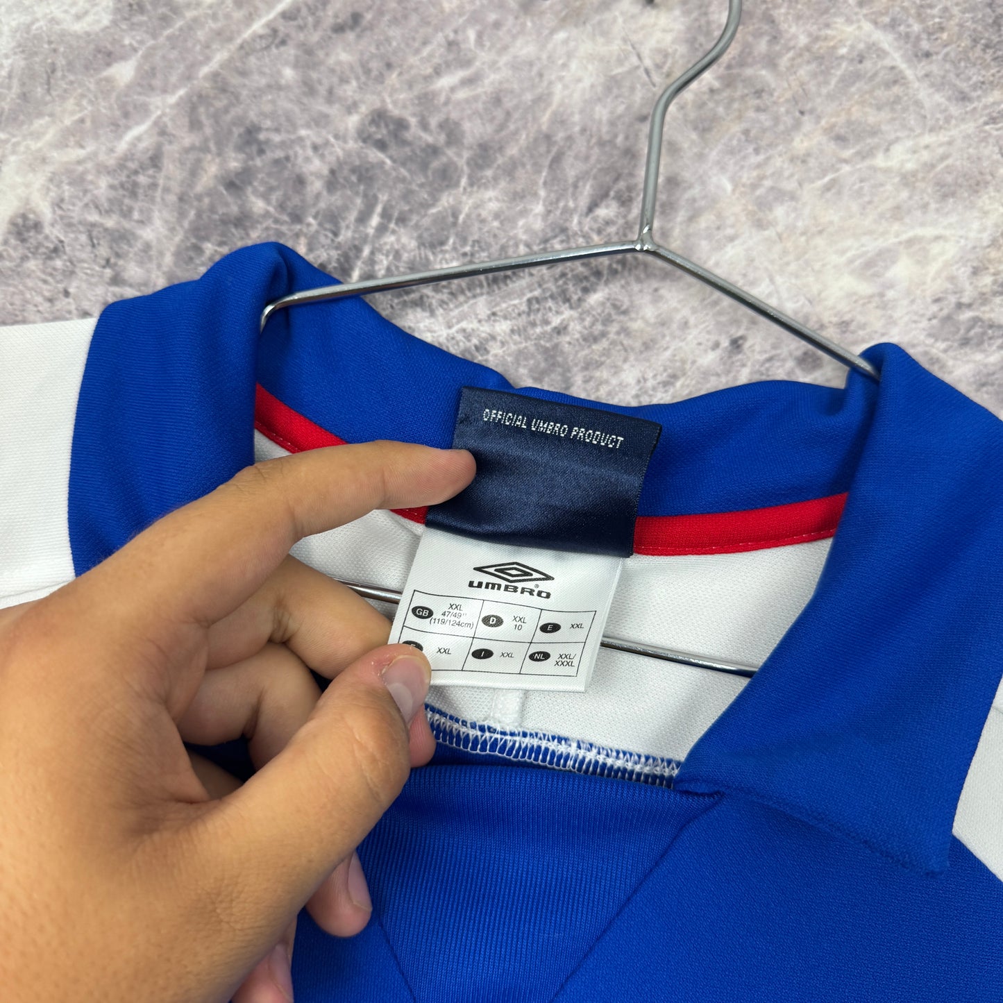 England 2004 Cup Home Jersey — XXL