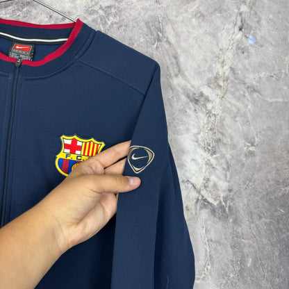 FC Barcelona 1998-1999 Training 1/4 Zip Top — M
