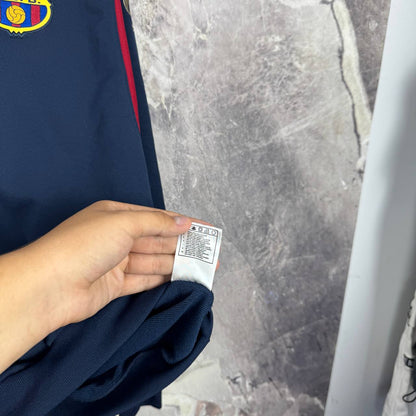 FC Barcelona 1998-1999 Training 1/4 Zip Top — M