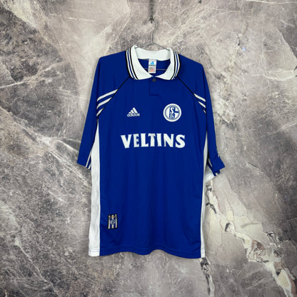 FC Schalke 04 1998-2000 Home Jersey — 2XL
