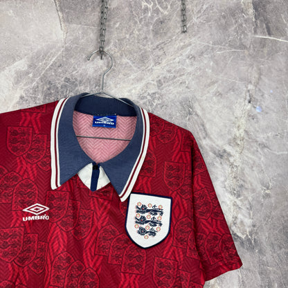 England National Team 1993-1995 Away Jersey — M