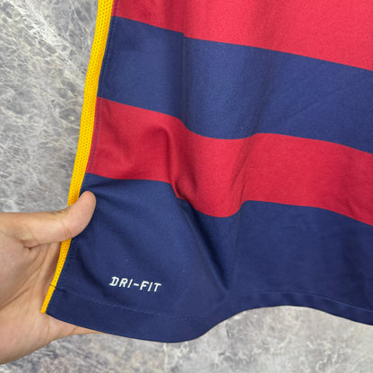 FC Barcelona 2015-2016 Home Jersey — Suárez #9 L