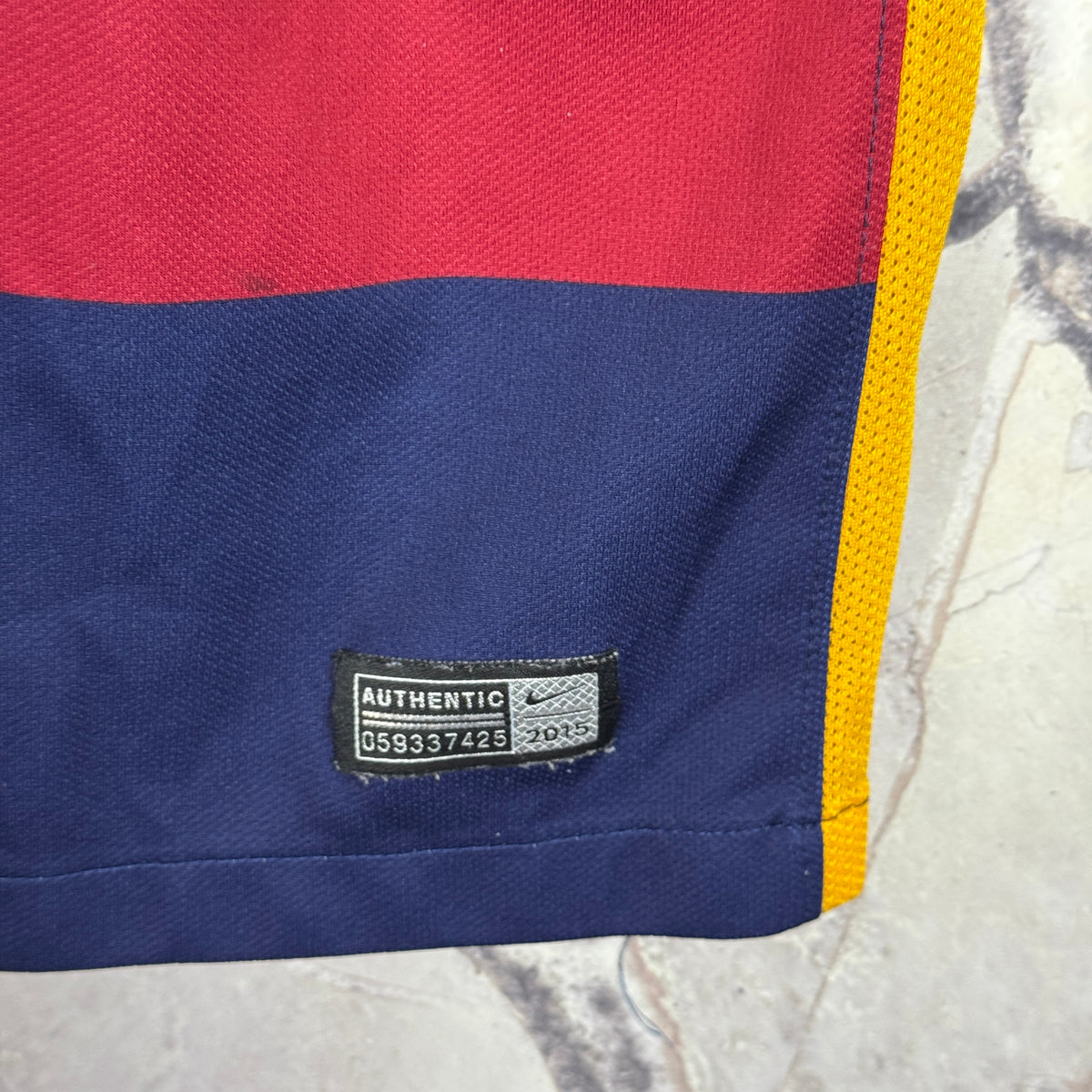 FC Barcelona 2015-2016 Home Jersey — Suárez #9 L