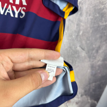 FC Barcelona 2015-2016 Home Jersey — Suárez #9 L