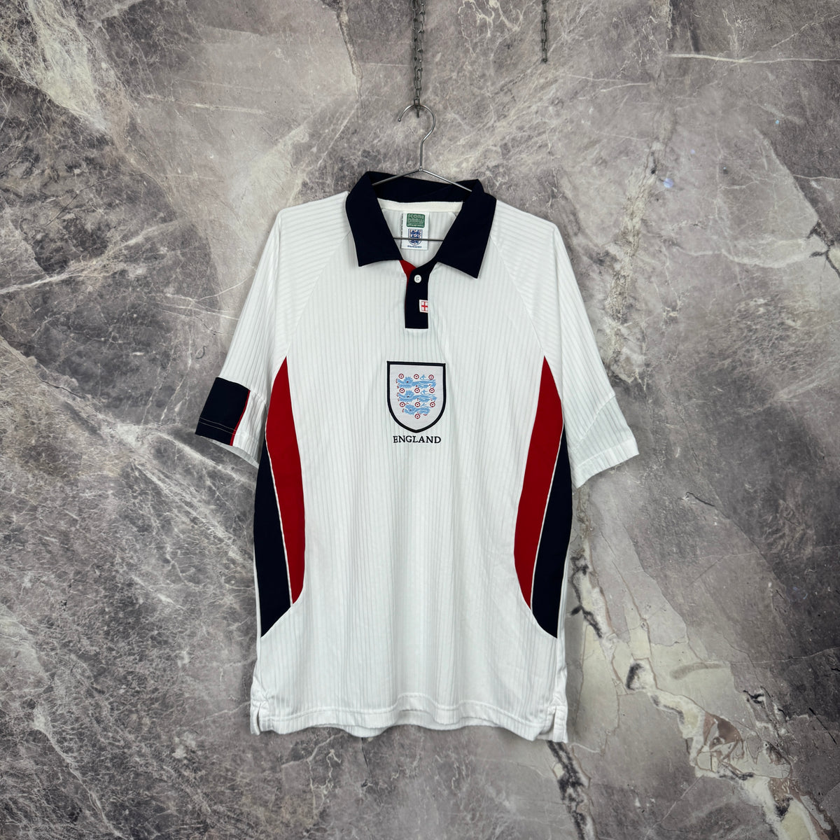 England National Team Retro Replica Home Jersey — XL