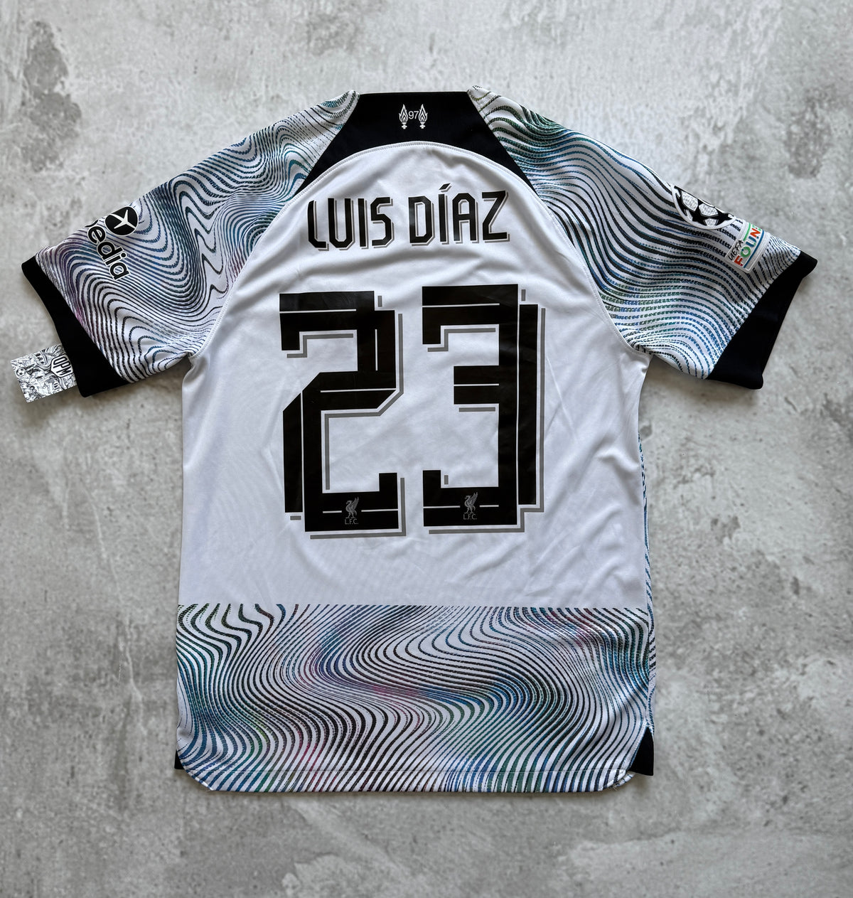 Liverpool FC 2022-2023 Away Jersey — Luis Díaz #23 M
