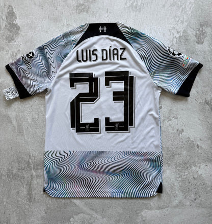 Liverpool FC 2022-2023 Away Jersey — Luis Díaz #23 M
