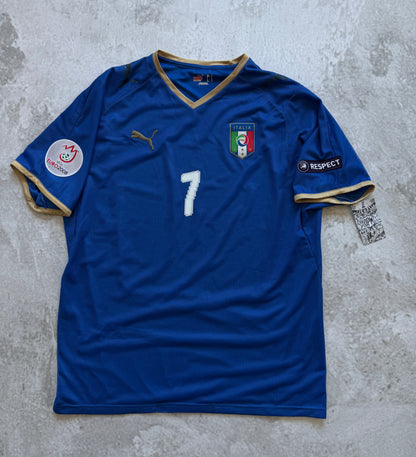 Italy National Team 2008-2009 Home Jersey — Del Piero #7 L
