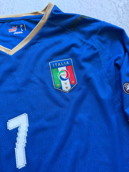 Italy National Team 2008-2009 Home Jersey — Del Piero #7 L