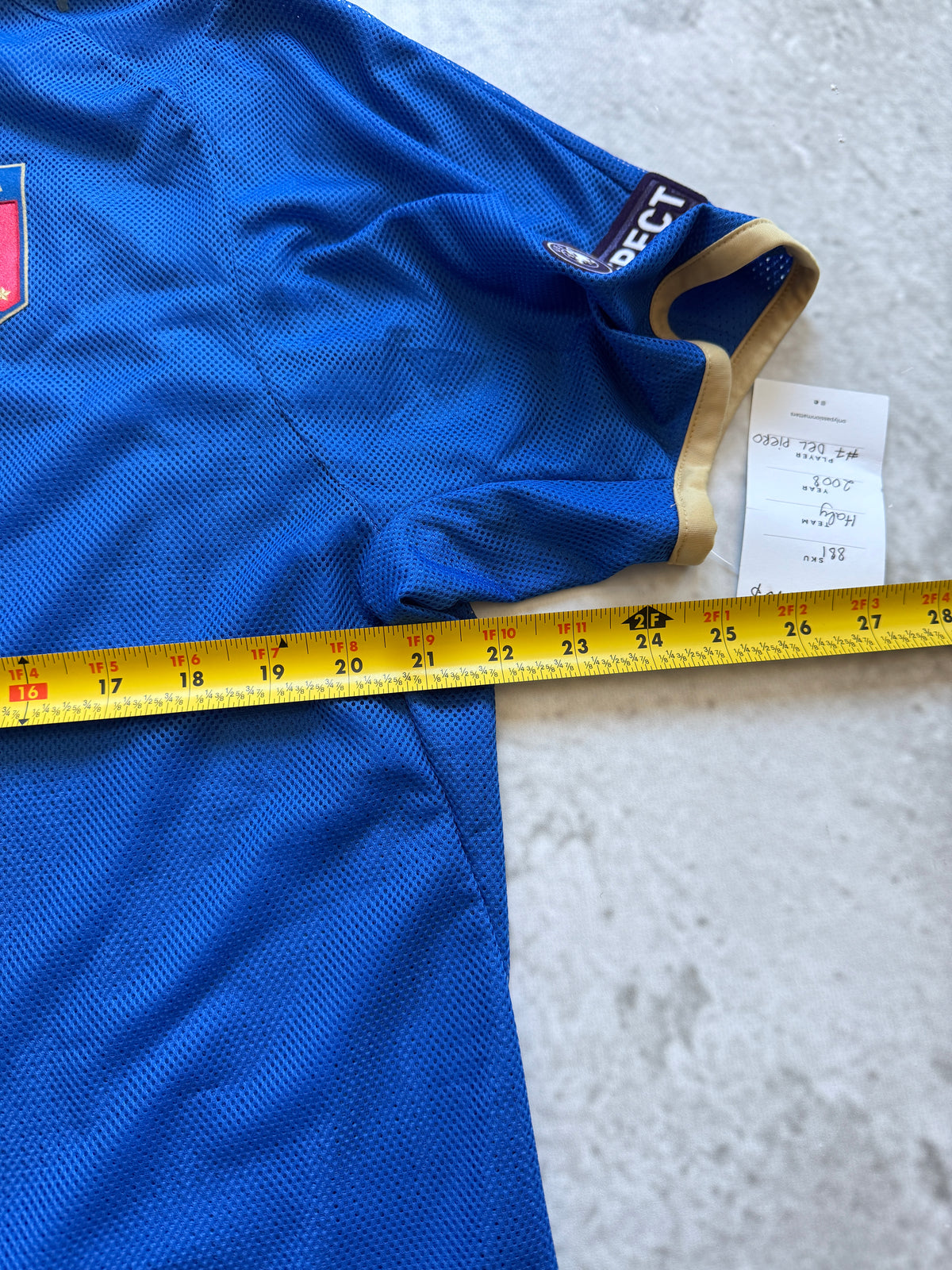 Italy National Team 2008-2009 Home Jersey — Del Piero #7 L