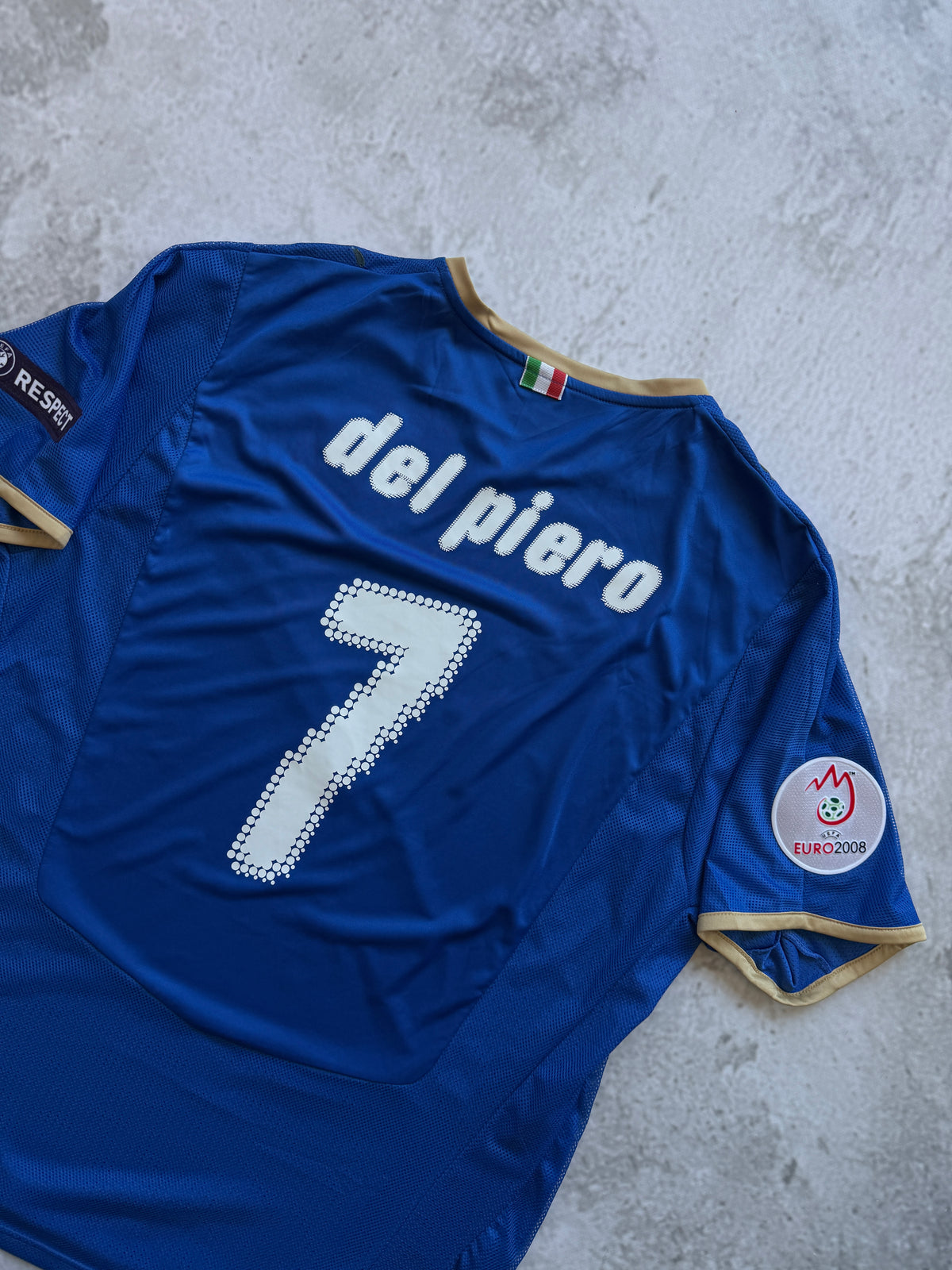 Italy National Team 2008-2009 Home Jersey — Del Piero #7 L