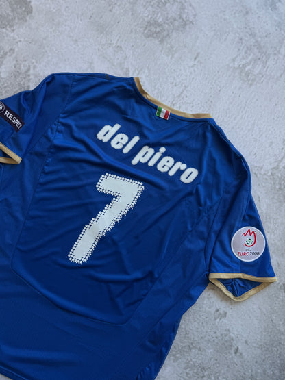 Italy National Team 2008-2009 Home Jersey — Del Piero #7 L