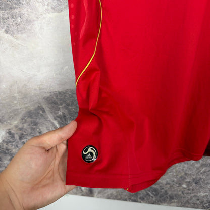 Spain 2008-2009 Home Jersey — Xavi #8 XL